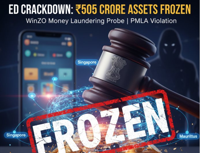 ED Strikes Hard: ₹505 Crore in Global Assets Frozen in WinZO Money Laundering Probe