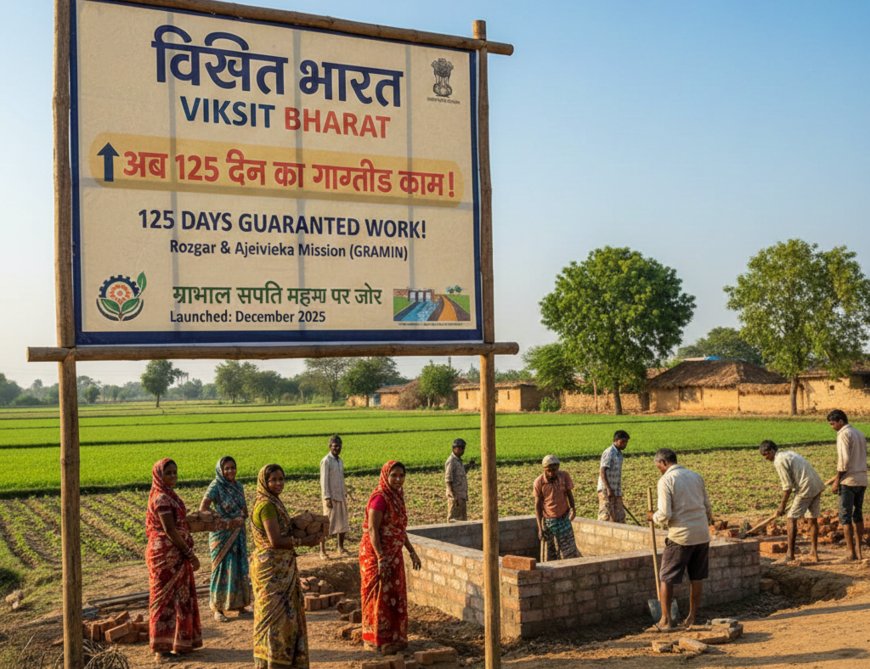 Viksit Bharat's New Dawn: Guaranteeing 125 Days of Work and Rural Prosperity
